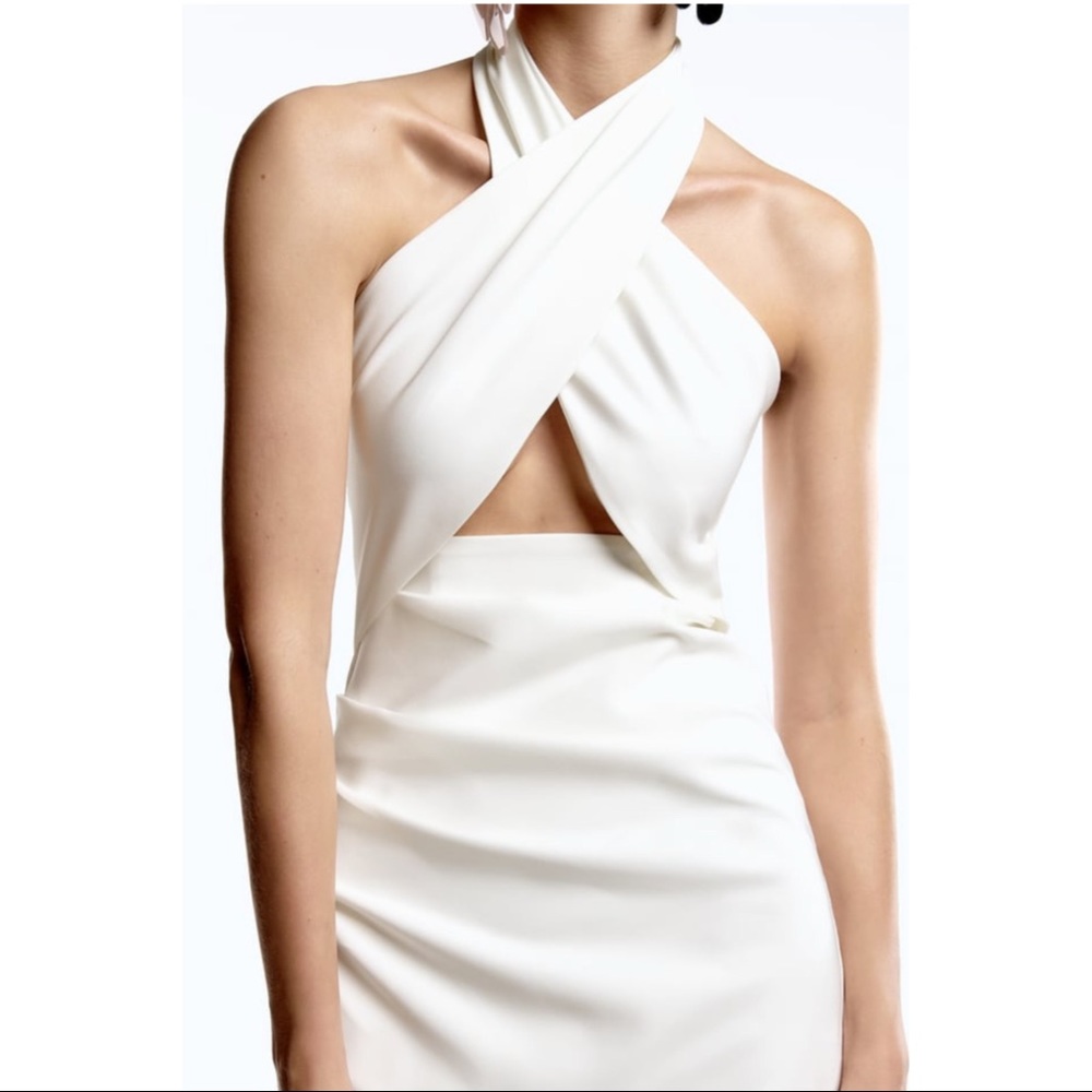ZARA ~Mini Halter Dress (NWT) - Picture 5 of 9